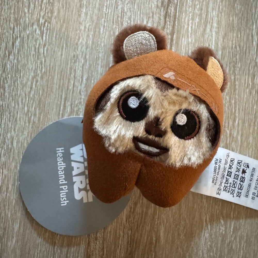 Star Wars Brown and Cream Ewok Plush Headband